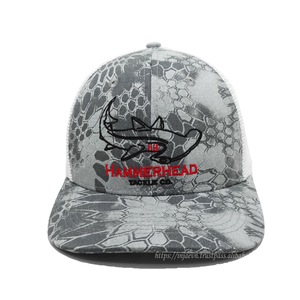 OEM Custom <b>Camo</b> Trucker Hat 6 Panel Fishing <b>Cap</b> with Embroidered Logo Adjustable Unisex Breathable Outdoor <b>Cap</b> Wholesale - Product Image 2