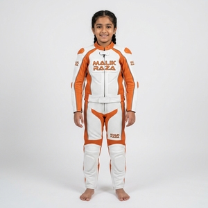 Combinaison de moto en cuir personnalisée pour enfants - Design sur mesure, ajustement personnalisé et logo - Product Image 5