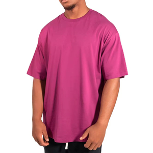 Men <b>100</b>% Luxury Cotton Boxy T <b>Shirt</b> Custom Printing Essential Boxy <b>Shirt</b> with Solid Pattern Oversized <b>Polyester</b>/Cotton Material - Product Image 1
