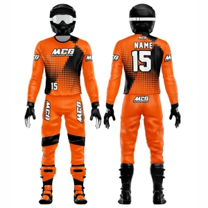 Stylish Design Ladies and Men's 100% Customized Stretch Fabric Sublimation Printing Dirt Bike Off Road ATV Motocross Racing Gear - Product Image 1