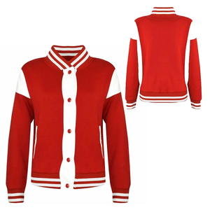 Lady Girl Sheep Shearling Baseball Warm Coats Female Lamb Wool Fur Letter Embroidery Jacket Winter Overcoat Oem - Product Image 1