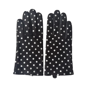 Guantes Negros de Moda, Nueva Colección, Alta Calidad, Hasta la Muñeca, de Piel de Oveja, Táctiles, Térmicos, Ecológicos, Estilo Sencillo para Invierno - Product Image 2