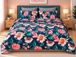 Edredón de Lujo con Estampado Digital de 200 GSM para Camas King y Queen, Ropa de Cama Reversible y Elegante para el Hogar, Apartamento y Hotel - Product Image 1