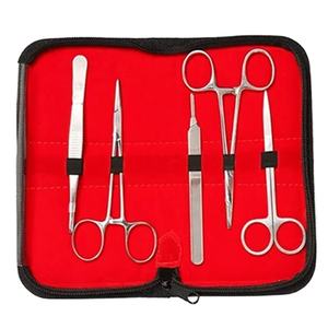 Kit de sutures chirurgicales en acier inoxydable avec coussinet de suture en silicone réutilisable pour étudiants, en vente à bas prix - Product Image 1