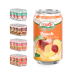 Nawon, la Mejor Marca de Jugos, Bebida de Jugo Puro de Durazno en Lata de 330 ml, Fábrica en Vietnam, Servicio OEM de Marca Privada, Muestra Gratuita - Product Image 1