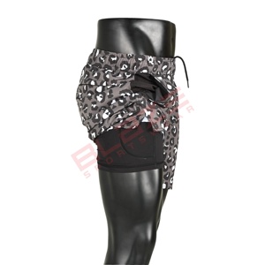 Short de sport respirant pour homme, 2-en-1, double couche, en tissu technique, taille mi-haute, séchage rapide, avec poches - Product Image 1