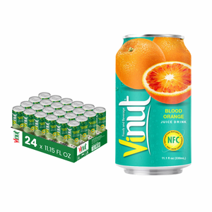 Bebida de jugo de naranja sanguina Fabricante de Vietnam Refrescante Bebida sin azúcar OEM/ODM Etiqueta privada 330ml Muestra gratis Whol - Product Image 6