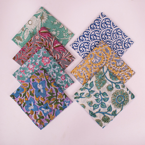 Organic Cotton Luxury Bandana 21x21 Inch Vintage Floral Pattern Multicolor Head <b>Wrap</b> Scarf for Adults Ladies <b>Gift</b> - Product Image 3