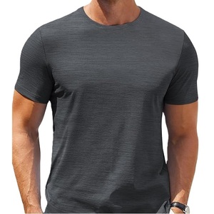 Camiseta personalizada 100% algodón con cuello redondo, camiseta de color sólido con cuello redondo, camiseta para hombre, camiseta de cuello redondo para hombre - Product Image 3