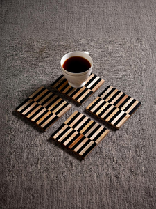Friendly Custom Size Round <b>Walnut</b> Wooden Coaster Solid Wooden Coaster - Product Image 6