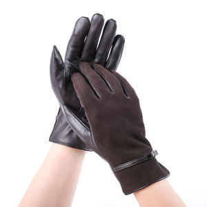 Gants d'hiver en peau de mouton thermique pour femmes, avec fausse fourrure de lapin, compatibles écran tactile, taille personnalisée, gants tendance - Product Image 3