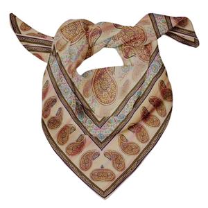 <b>Scarves</b> Customize Logo Printed Stylish High Quality Product 100% Silk <b>Square</b> <b>Scarf</b> Cotton Headwear Fashion Other Bandana - Product Image 1