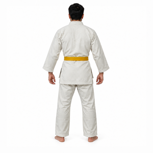 Uniforme de Judo al por Mayor, Transpirable, de Secado Rápido, Ligero, 100% Algodón, Costuras Resistentes, Duradero, para Artes Marciales - Product Image 2