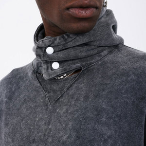 Pullover 2 in 1 Layer Hoodies Elegant Look Winter Men's Custom Logo Breathable Fleece Pocket Long Sleeve 100% Cotton Hoodie - Product Image 5