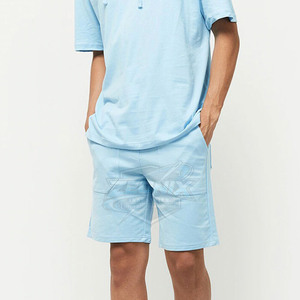 Créez Votre Propre Logo Personnalisé – Short Homme Décontracté 100% Coton Uni à Taille Mi-Haute, Séchage Rapide, Respirant, avec Cordon de Serrage - Product Image 2