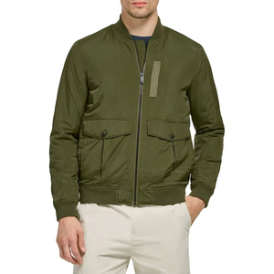 2026 Direct Factory Sale Autumn <b>Men's</b> Casual Fashion Green Bomber <b>Jacket</b> Winter <b>Jacket</b> Waterproof Best Design Bomber <b>Jackets</b> - Product Image 1