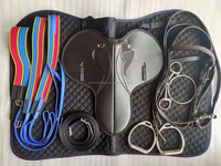 Stock limité – Ensemble de selle de course durable de style anglais, logo personnalisé, couleurs et tailles sur mesure pour enfants et adultes – Fournitures d'équitation