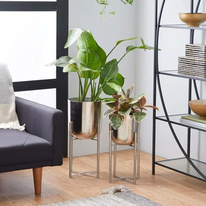 Macetero Metálico Resistente con Acabado en Polvo, para Interiores y Exteriores, Exhibición de Plantas para Hogar y Jardín, Suministro al por Mayor Disponible - Product Image 3