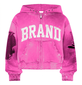 Hoodie personnalisé en molleton épais coupe oversize pour les marques de mode américaines – Service de marque privée - Product Image 4