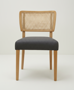 Sillas de comedor minimalistas de madera y Ratán, venta al por mayor, muebles para el hogar para restaurante, apartamento y taller - Product Image 1