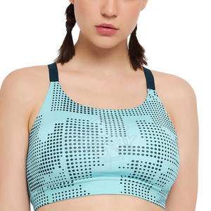 Sujetador deportivo cómodo para todo el día con tela elástica y soporte seguro para entrenamiento y ejercicio - Product Image 4