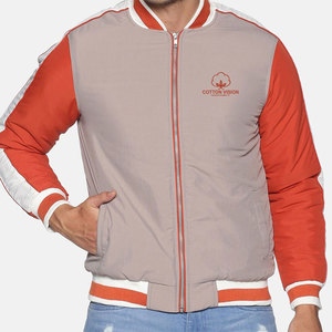 Custom Made Breathable Bomber <b>Jacket</b> For <b>Men</b> <b>Long</b> Sleeves Best Selling <b>Men</b> Bomber <b>Jacket</b> Customized - Product Image 1