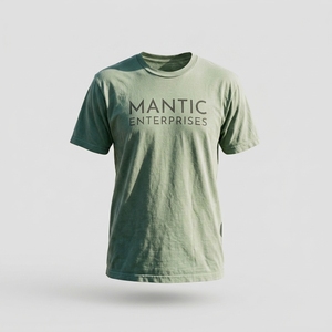 Camiseta de Hombre Cómoda, 100% Algodón, Cuello Redondo, Manga Corta, Transpirable, de Secado Rápido, Corte Regular, 200g, con Logotipo Personalizado Impreso - Product Image 1