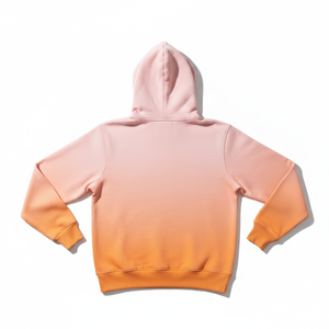 Sudadera con Capucha Unisex de Color Degradado, Manga Larga, Corte Holgado, Estilo Casual, 100% Algodón, Tejido French Terry, Ropa de Otoño - Product Image 3