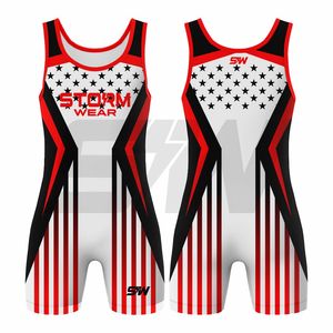 Vente en gros usine : Singlet de lutte et de powerlifting unisexe, design personnalisé, pour la musculation et la lutte, 2026 - Product Image 3