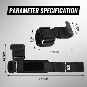 Heavy-Duty Wrist <b>Straps</b> <b>for</b> Fitness Hard Pull Wrist <b>Lifting</b> <b>Strap</b> Anti-Slip Silicone Sport Protection Safety - Product Image 3