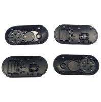 Service de moulage par injection sur mesure pour boîtiers de smartphones à parois fines, en ABS/PC, avec nervures internes, fixation par clips, pièces de précision