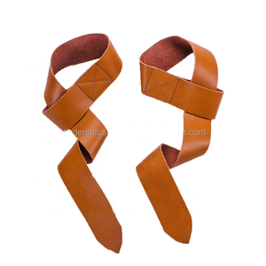 Hot Sale Heavy Duty Cowhide Wrist Straps Professional Protection Non-Slip Strong Gym Wraps for Weightlifting Powerlifting - Product Image 1