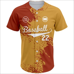 Fresh <b>Drop</b> Professional Baseball Jersey Custom Made Team Uniform Bulk Order Supplier OEM Factory Breathable Autumn Summer Front - Product Image 2