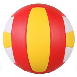 Balón de voleibol de playa cosido a máquina de cuero PU suave de alta calidad personalizado, color y logotipo personalizados. - Product Image 4