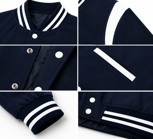 เสื้อแจ็คเก็ตซาฟารีผู้ชาย OEM ASHO25 สีพื้น กันน้ำ ปิดด้วยซิป ผ้าไนลอน/ผ้าฝ้ายด้านนอก ซับในโพลีเอสเตอร์ บุด้วยผ้าฝ้าย สไตล์ลำลอง - Product Image 6