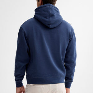 Vente en gros de sweats à capuche unisexes en tissu polaire surdimensionné 240GSM, impression personnalisée de votre propre logo, sweats à capuche vierges, logo personnalisé en usine, sweat à capuche pour homme - Product Image 2