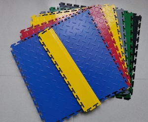 Dalles de sol en PVC antidérapantes très résistantes, revêtement de sol en vinyle résistant à l'usure pour ateliers et entrepôts - Product Image 5