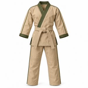 Uniforme de Karate para Adultos, Poliéster/Algodón, Duradero, de Secado Rápido, 280g, Logotipo Personalizado al por Mayor, Gi Ligero para Jiu-Jitsu/Judo - Product Image 4
