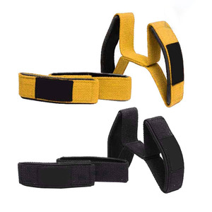 Correas de Levantamiento de Pesas en Forma de 8 de Alto Rendimiento, Soporte de Muñeca de Algodón Duradero para Entrenamiento de Powerlifting y Strongman - Product Image 6