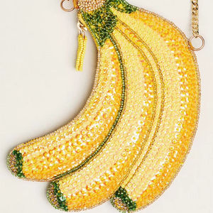 Sac à main en perles brodées pour femmes, artisanat de couture, pour une utilisation en soirée, au meilleur prix - Product Image 2