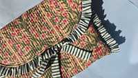 Sac à main matelassé en coton imprimé floral fait main, écologique, moderne, doux, léger, durable et grande capacité pour femmes d'affaires