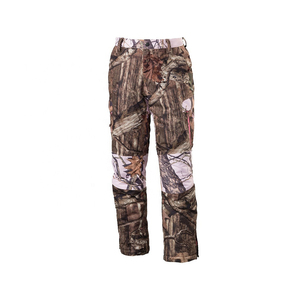 Pantalon de chasse au design unique, tissu polyester respirant, taille haute, fermeture éclair et bouton, poches avant et arrière. - Product Image 3