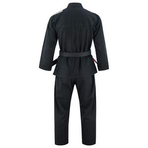 Kimono de BJJ Negro 100% Algodón, Corte Regular, Transpirable, Unisex, Ropa de Artes Marciales para Adultos - Product Image 2
