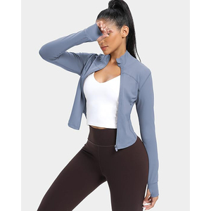 Cárdigan de Yoga Largo con Frente Abierto para Mujer, Manga Larga, Corte Holgado, Transpirable, Nailon y Elastano, Ligero - Product Image 2