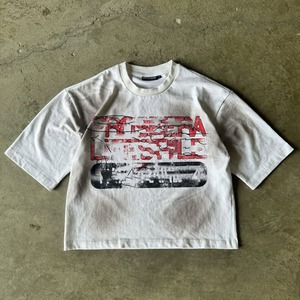 เสื้อยืดแขนสั้นทรงปกติสำหรับผู้ชาย พิมพ์ลายตัวอักษรประดับเพชร ดีไซน์ลายมือ โลโก้ด้านหน้า สไตล์สตรีทแวร์ คอกลม ผ้าเจอร์ซีย์ 100% ผ้าฝ้าย - Product Image 4