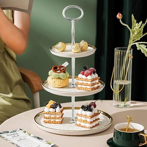 saleem international Direct Factory <b>Supply</b> Portable <b>Cake</b> Stand for Outdoor Events Parties and Birthday Celebrations Available - Product Image 1