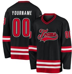 Maillot de hockey sur glace respirant, à séchage rapide, léger, à manches longues, avec logo d'équipe imprimé - Product Image 3