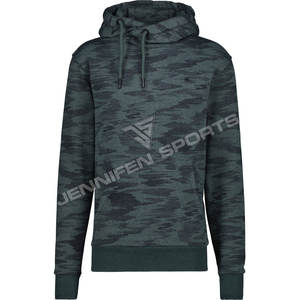 Sudadera con Capucha de Alta Calidad para Hombre, Unisex, Talla Grande, Estampado de Camuflaje, Sudadera de Invierno Gruesa de Algodón/Poliéster con Logotipo Personalizado - Product Image 1