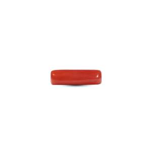 Natural Red Coral Loose Gemstone 5.85 Carat Oval Cut 10x12mm for Fine Jewelry - Product Image 3