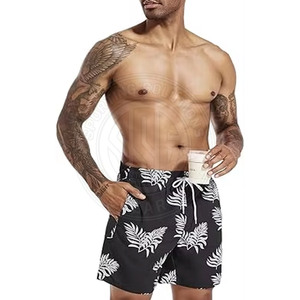 Shorts de baño para hombre de secado rápido, tela suave y elástica para playa, surf, piscina y vacaciones de verano - Product Image 6
